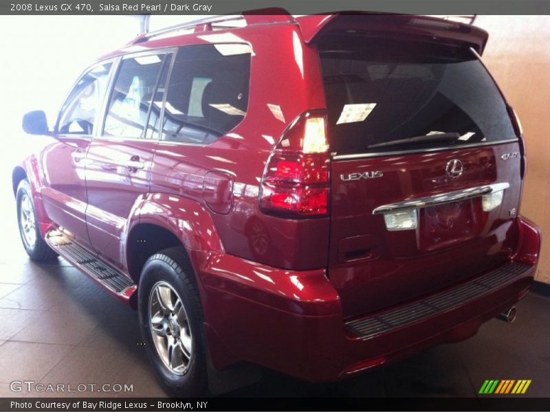 Salsa Red Pearl / Dark Gray 2008 Lexus GX 470