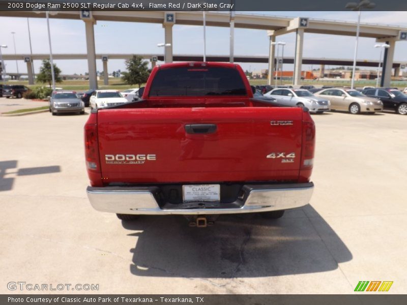 Flame Red / Dark Slate Gray 2003 Dodge Ram 2500 SLT Regular Cab 4x4