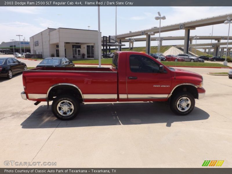 Flame Red / Dark Slate Gray 2003 Dodge Ram 2500 SLT Regular Cab 4x4