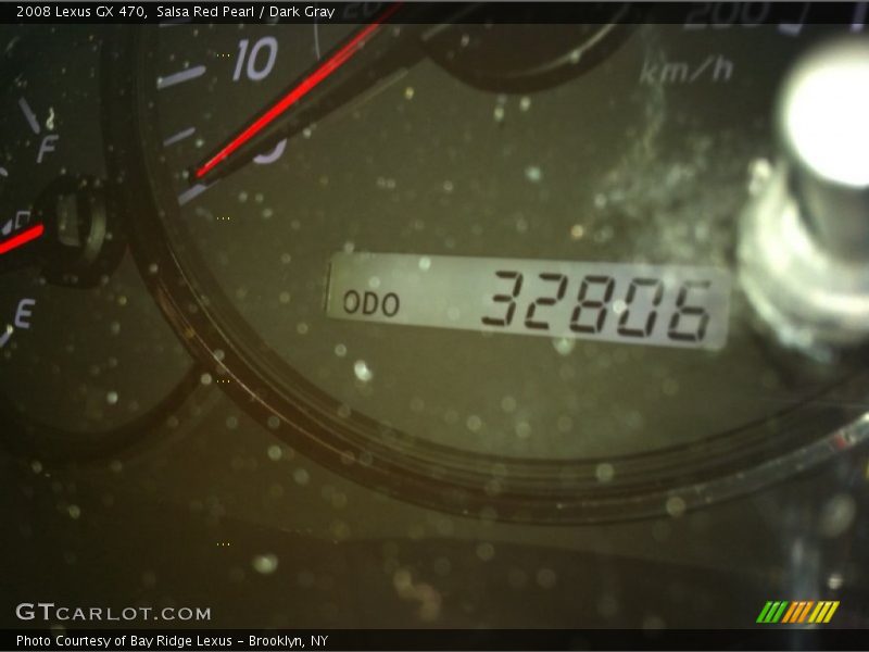 Salsa Red Pearl / Dark Gray 2008 Lexus GX 470