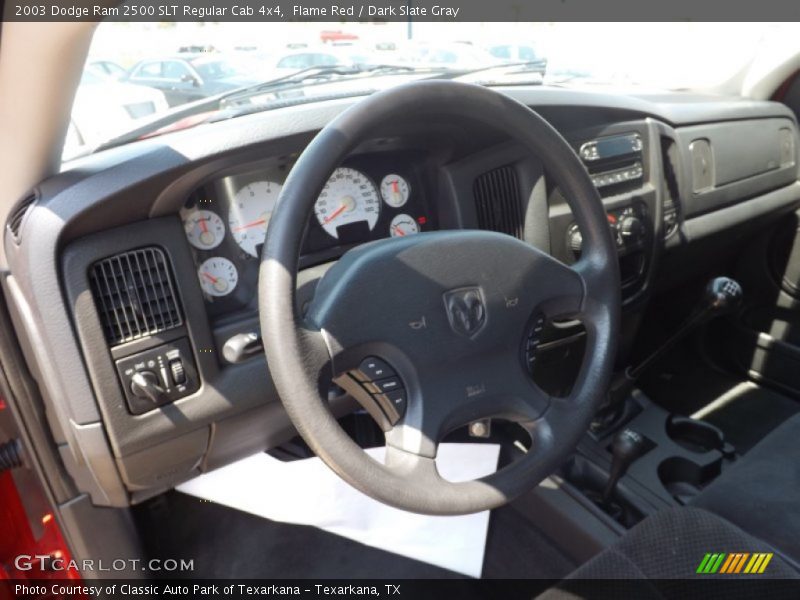 Flame Red / Dark Slate Gray 2003 Dodge Ram 2500 SLT Regular Cab 4x4