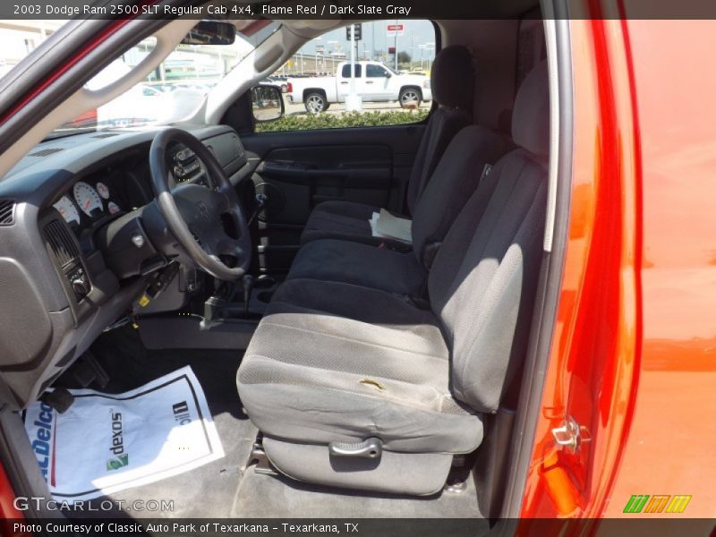 Flame Red / Dark Slate Gray 2003 Dodge Ram 2500 SLT Regular Cab 4x4