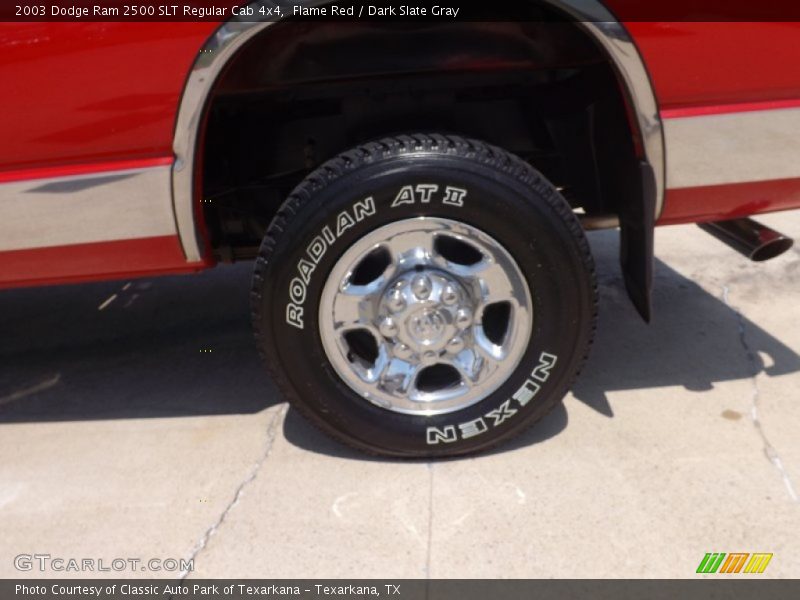 Flame Red / Dark Slate Gray 2003 Dodge Ram 2500 SLT Regular Cab 4x4