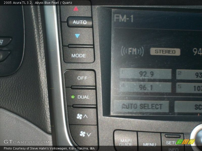 Controls of 2005 TL 3.2