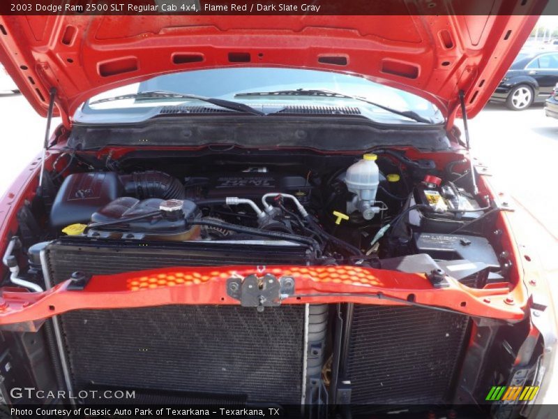 Flame Red / Dark Slate Gray 2003 Dodge Ram 2500 SLT Regular Cab 4x4