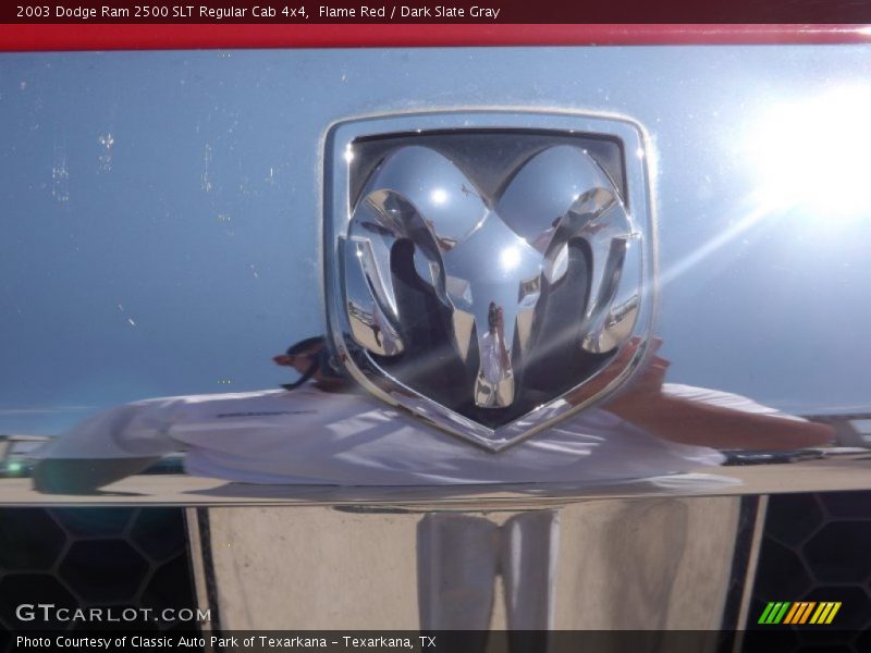 Flame Red / Dark Slate Gray 2003 Dodge Ram 2500 SLT Regular Cab 4x4