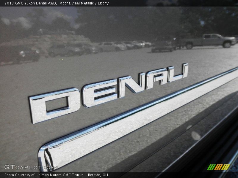 Mocha Steel Metallic / Ebony 2013 GMC Yukon Denali AWD