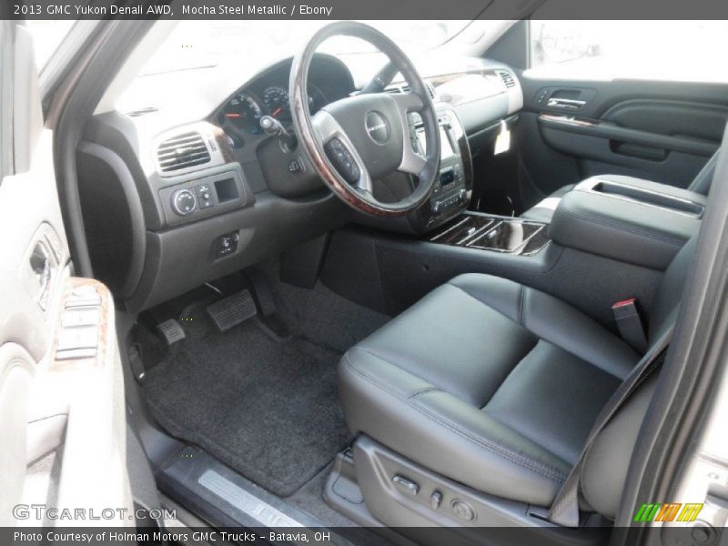 Mocha Steel Metallic / Ebony 2013 GMC Yukon Denali AWD
