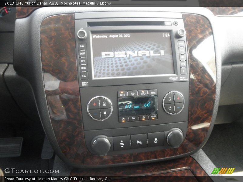 Mocha Steel Metallic / Ebony 2013 GMC Yukon Denali AWD
