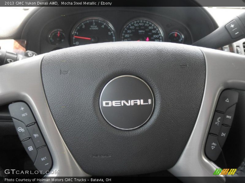 Mocha Steel Metallic / Ebony 2013 GMC Yukon Denali AWD