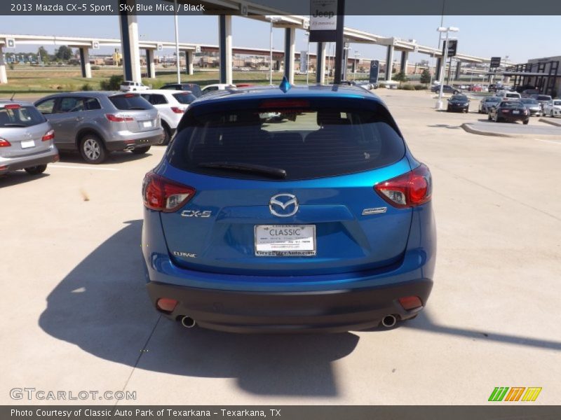 Sky Blue Mica / Black 2013 Mazda CX-5 Sport