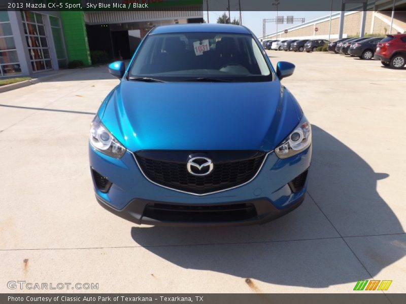 Sky Blue Mica / Black 2013 Mazda CX-5 Sport