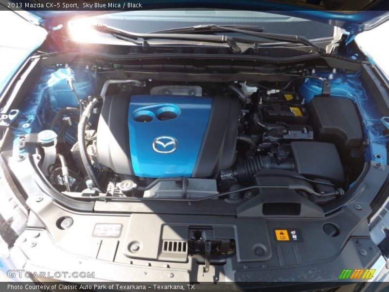 Sky Blue Mica / Black 2013 Mazda CX-5 Sport