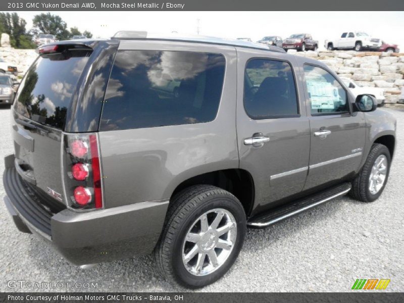 Mocha Steel Metallic / Ebony 2013 GMC Yukon Denali AWD