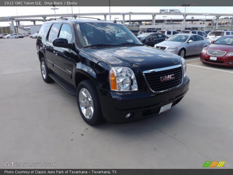 Onyx Black / Ebony 2013 GMC Yukon SLE