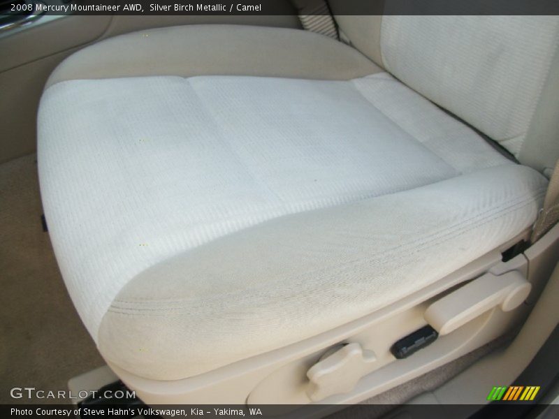 Silver Birch Metallic / Camel 2008 Mercury Mountaineer AWD