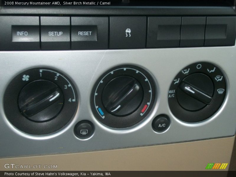 Controls of 2008 Mountaineer AWD