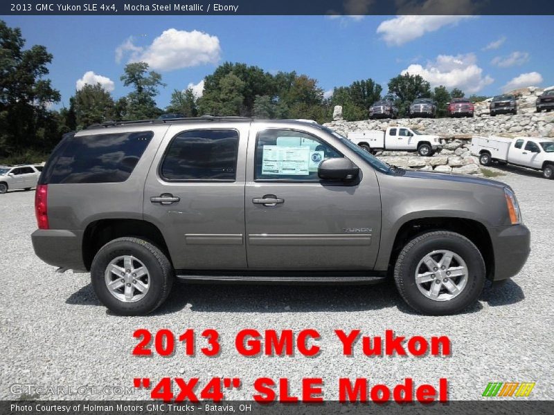 Mocha Steel Metallic / Ebony 2013 GMC Yukon SLE 4x4