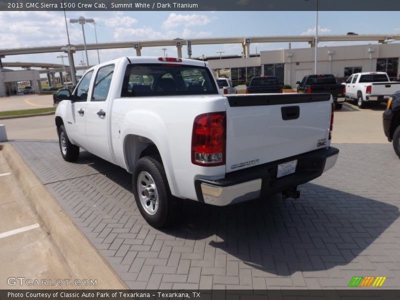 Summit White / Dark Titanium 2013 GMC Sierra 1500 Crew Cab