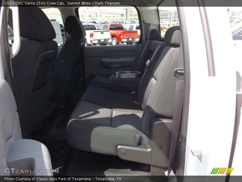 Summit White / Dark Titanium 2013 GMC Sierra 1500 Crew Cab