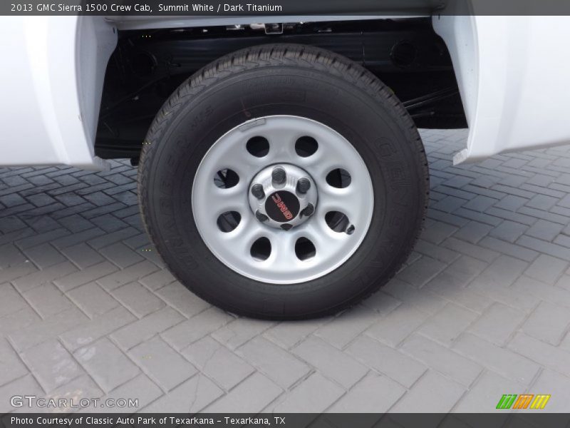Summit White / Dark Titanium 2013 GMC Sierra 1500 Crew Cab