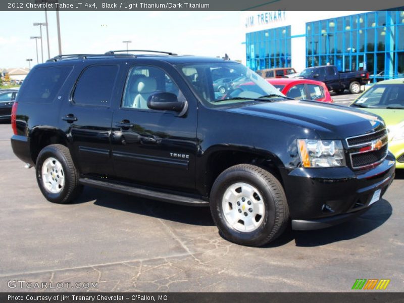 Black / Light Titanium/Dark Titanium 2012 Chevrolet Tahoe LT 4x4