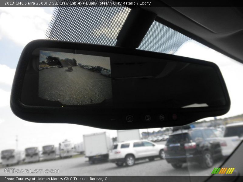 Stealth Gray Metallic / Ebony 2013 GMC Sierra 3500HD SLE Crew Cab 4x4 Dually