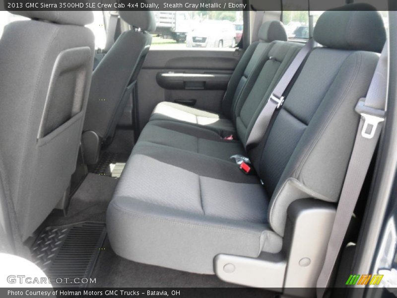 Stealth Gray Metallic / Ebony 2013 GMC Sierra 3500HD SLE Crew Cab 4x4 Dually