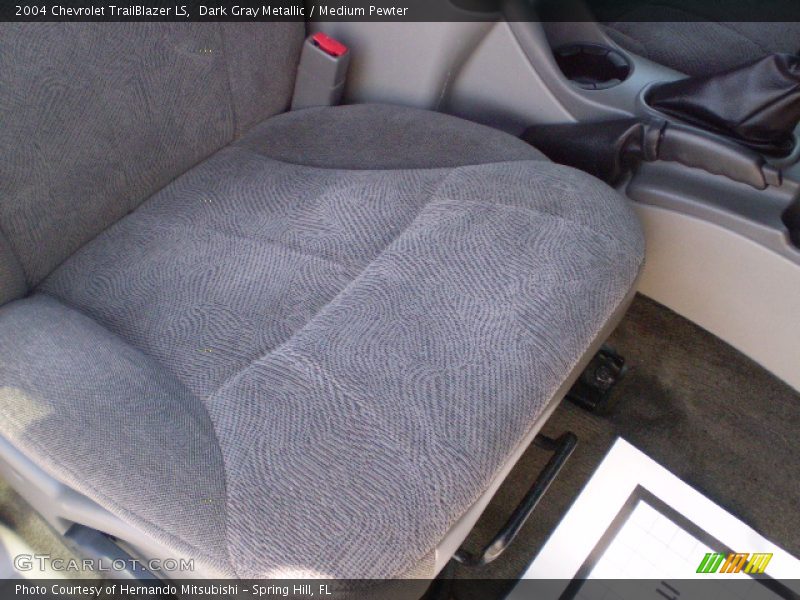 Dark Gray Metallic / Medium Pewter 2004 Chevrolet TrailBlazer LS