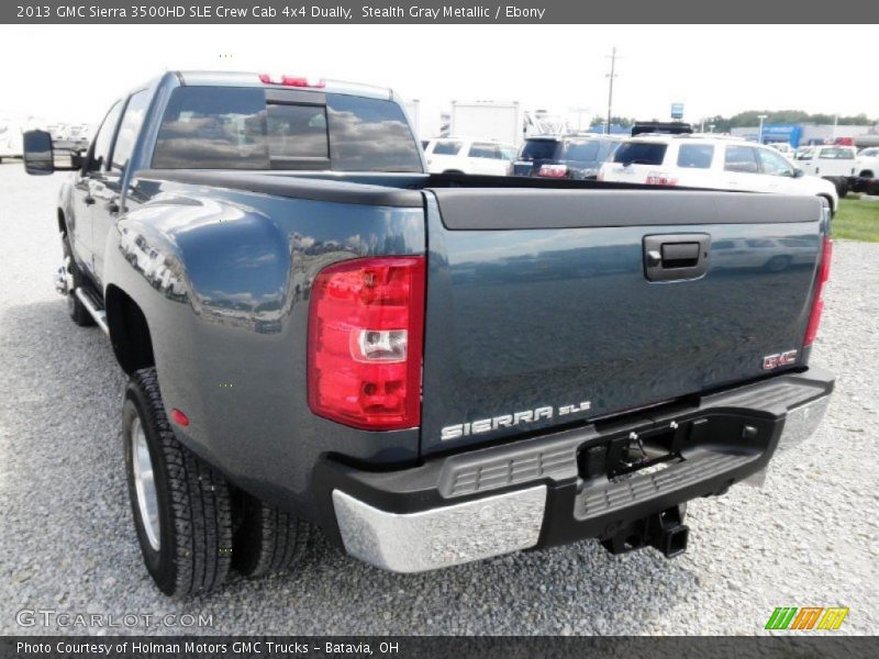 Stealth Gray Metallic / Ebony 2013 GMC Sierra 3500HD SLE Crew Cab 4x4 Dually