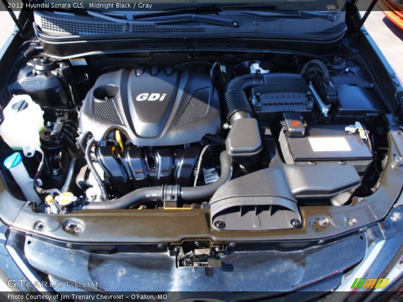 Midnight Black / Gray 2012 Hyundai Sonata GLS