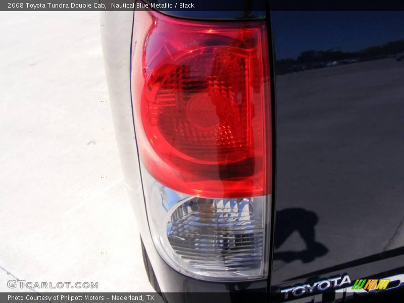 Nautical Blue Metallic / Black 2008 Toyota Tundra Double Cab