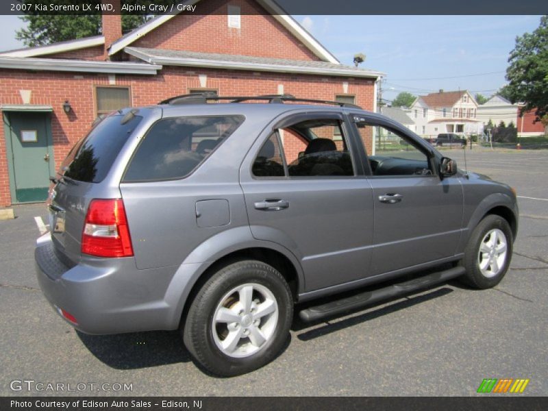 Alpine Gray / Gray 2007 Kia Sorento LX 4WD