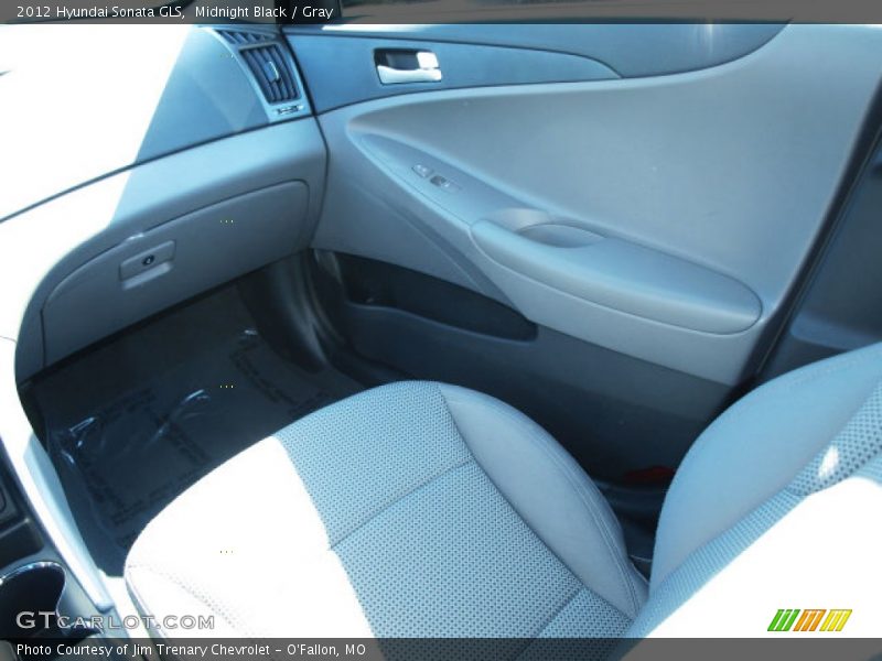Midnight Black / Gray 2012 Hyundai Sonata GLS