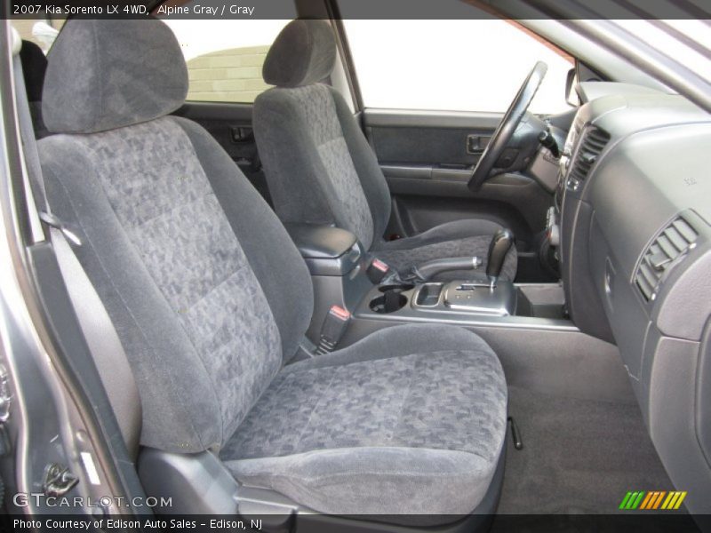 Alpine Gray / Gray 2007 Kia Sorento LX 4WD