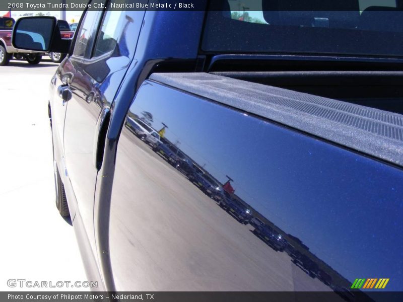Nautical Blue Metallic / Black 2008 Toyota Tundra Double Cab