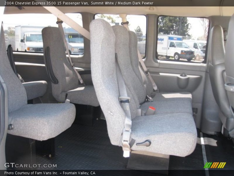 Summit White / Medium Dark Pewter 2004 Chevrolet Express 3500 15 Passenger Van