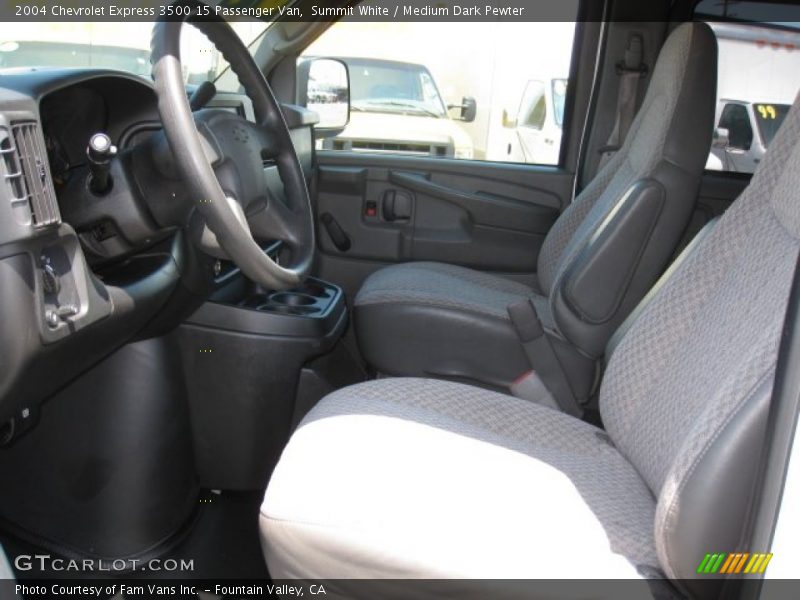 Summit White / Medium Dark Pewter 2004 Chevrolet Express 3500 15 Passenger Van