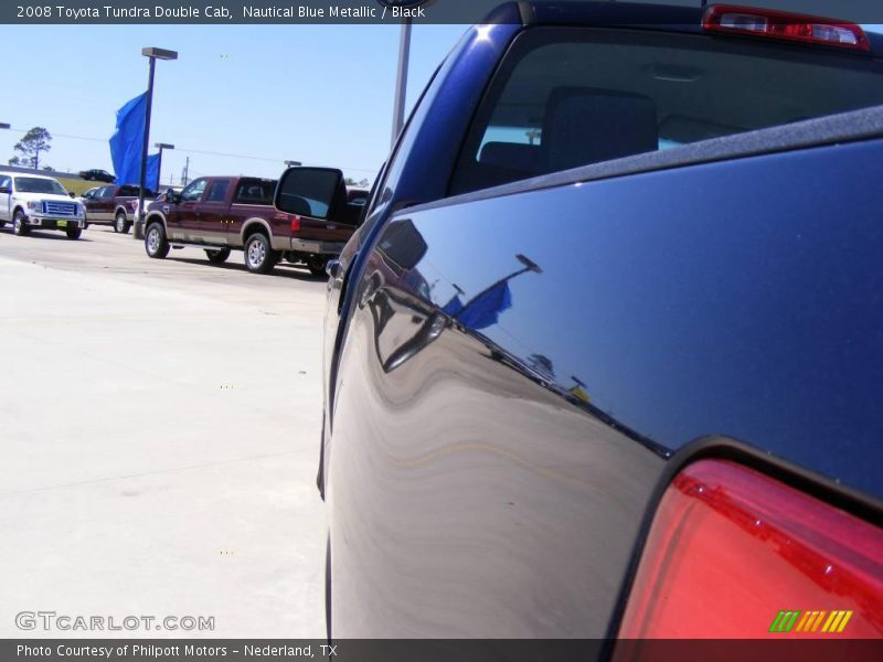 Nautical Blue Metallic / Black 2008 Toyota Tundra Double Cab