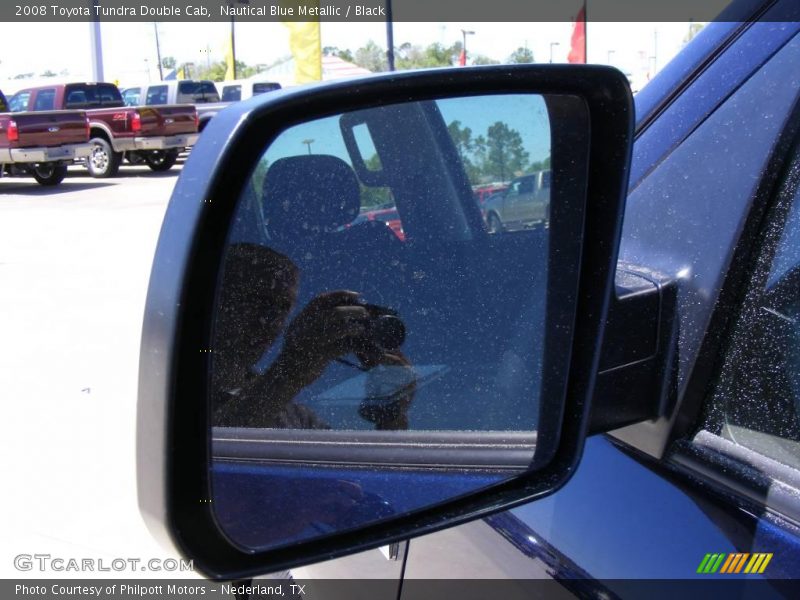 Nautical Blue Metallic / Black 2008 Toyota Tundra Double Cab