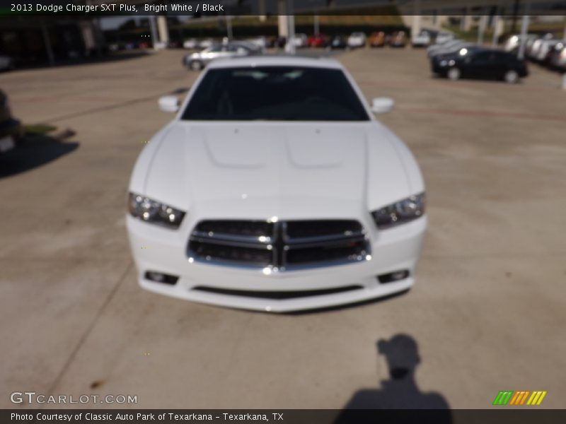 Bright White / Black 2013 Dodge Charger SXT Plus