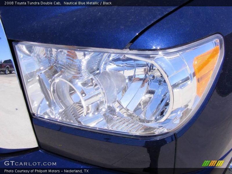 Nautical Blue Metallic / Black 2008 Toyota Tundra Double Cab