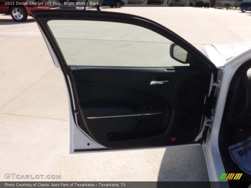 Bright White / Black 2013 Dodge Charger SXT Plus