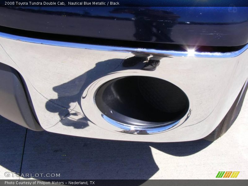 Nautical Blue Metallic / Black 2008 Toyota Tundra Double Cab