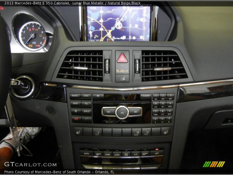 Lunar Blue Metallic / Natural Beige/Black 2013 Mercedes-Benz E 350 Cabriolet