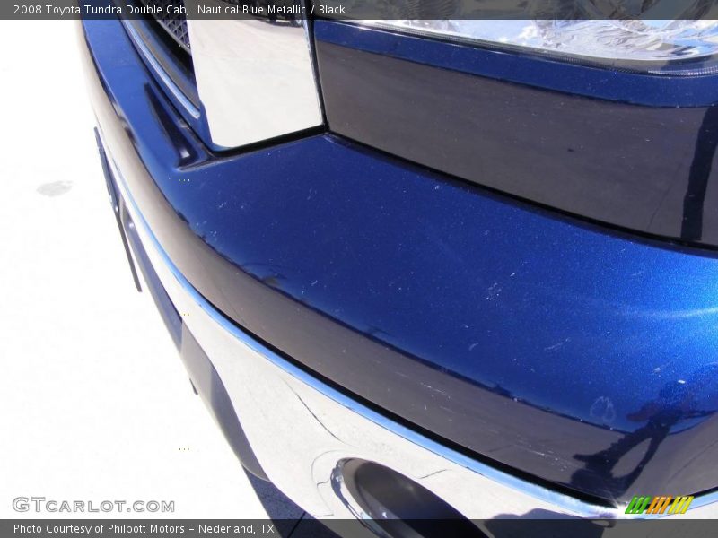 Nautical Blue Metallic / Black 2008 Toyota Tundra Double Cab