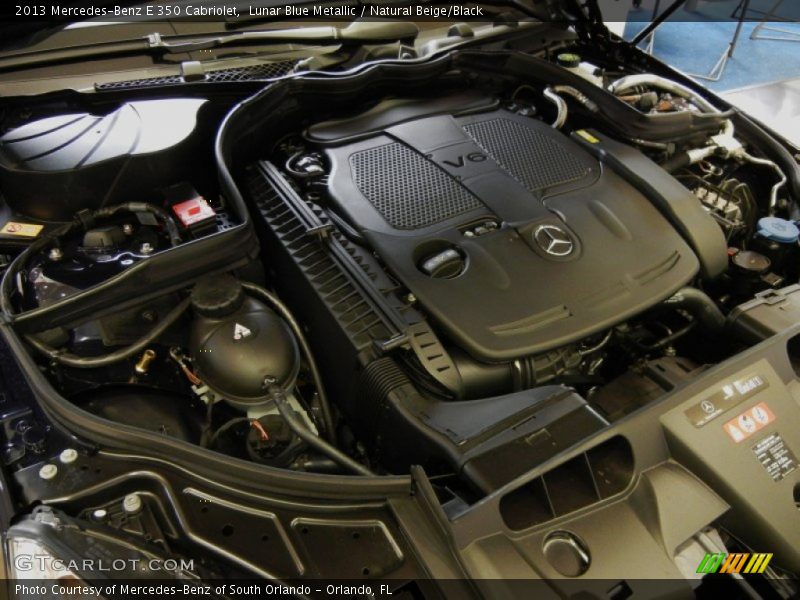 Lunar Blue Metallic / Natural Beige/Black 2013 Mercedes-Benz E 350 Cabriolet