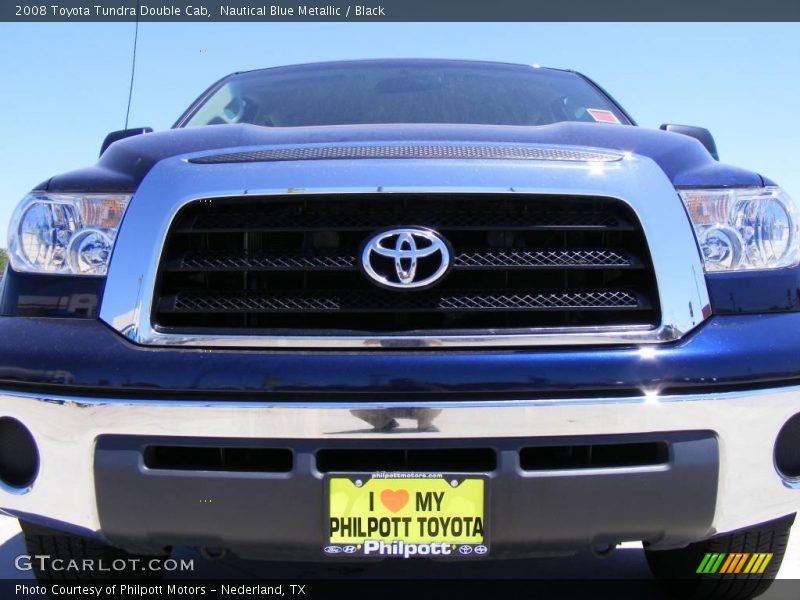 Nautical Blue Metallic / Black 2008 Toyota Tundra Double Cab