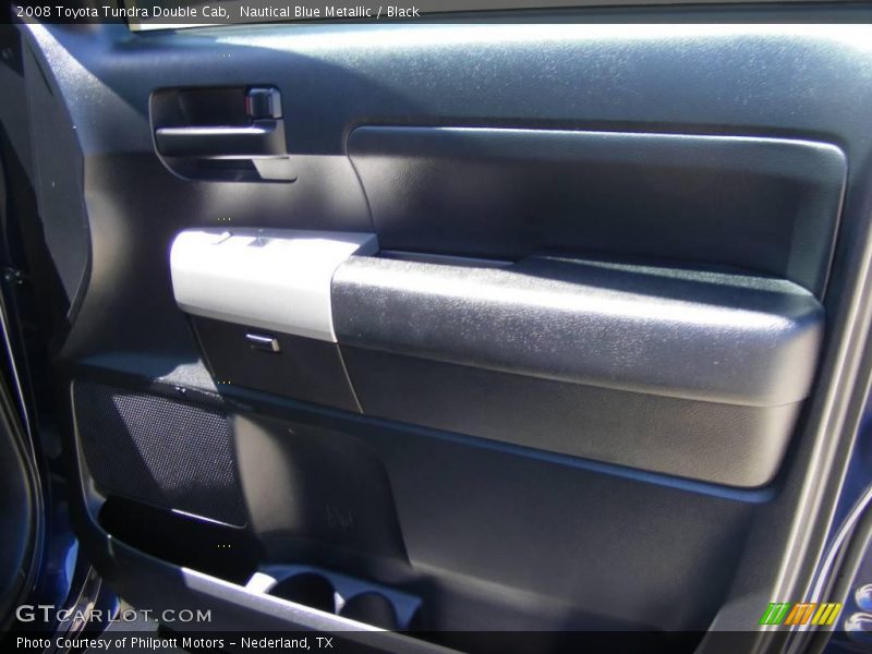 Nautical Blue Metallic / Black 2008 Toyota Tundra Double Cab