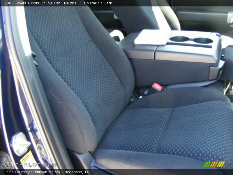 Nautical Blue Metallic / Black 2008 Toyota Tundra Double Cab